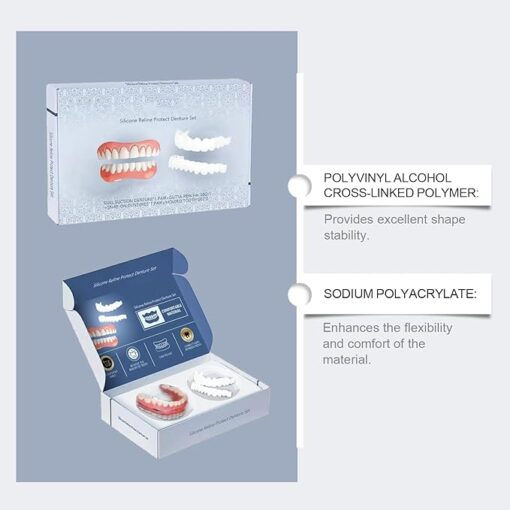 QIAWI™- Premium Custom Silicone Denture Set - Image 5