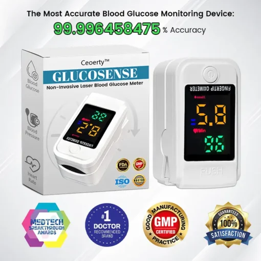 Ceoerty™ GlucoSense Non-Invasive Laser Blood Glucose Meter - Image 2