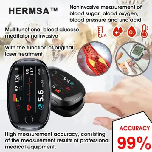 HERMSA™ Non-Invasive Blood Glucose Meter - Image 7