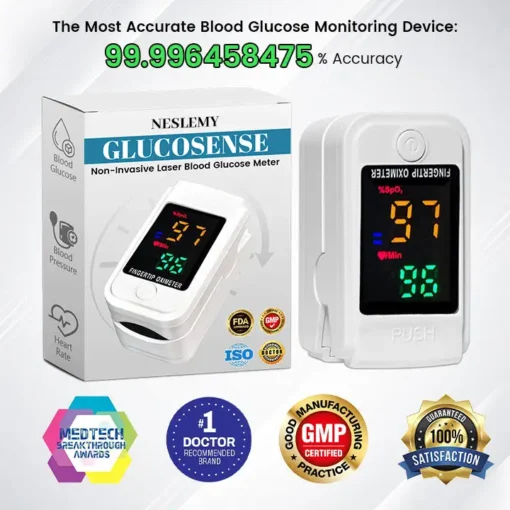 NESLEMY™ GlucoSense Non-Invasive Laser Blood Glucose Meter - Image 3