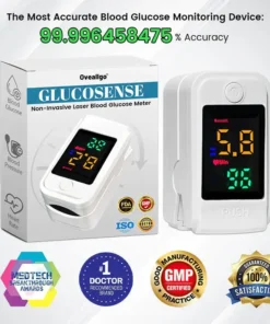 【OFFICIAL STORE】Oveallgo™ EX GlucoSense Non-Invasive Laser Blood Glucose Meter【99.9curacy👍Latest R&D in Medical Technology】