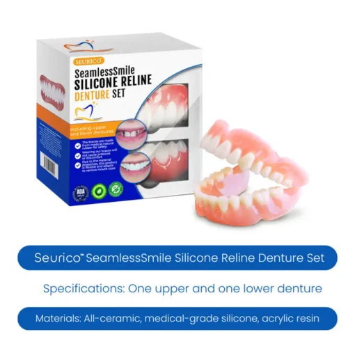 Seurico™ SeamlessSmile Silicone Reline Denture Set - Image 7