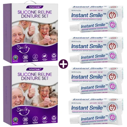 Smile™ Silicone Reline Denture Set