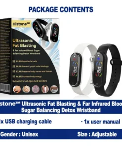 Histone™ Ultrasonic Fat Blasting & Far Infrared Blood Sugar Balancing Detox Wristband